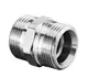 OVENTROP-Doppelnippel-G-3-4-AG-x-G-3-4-AG-konisch-dichtend-Messing-vernickelt-1028263 gallery number 1